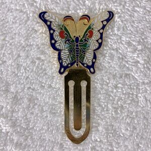 5/$35 Vintage Colourful Metal Butterfly Bookmark